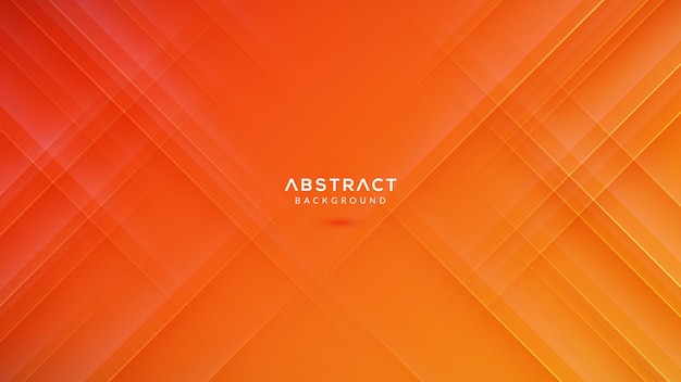 Modern abstract orange and yellow geometric background