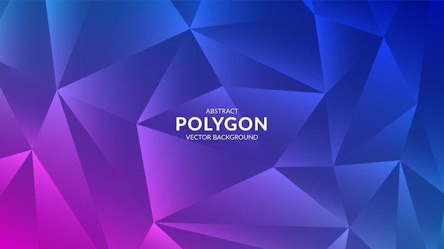 Modern abstract polygon shapes background