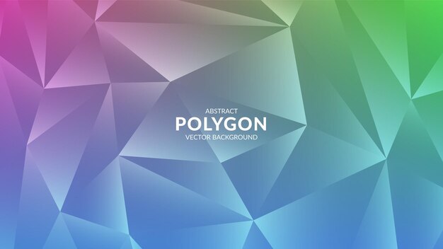 Vector modern abstract polygon shapes background