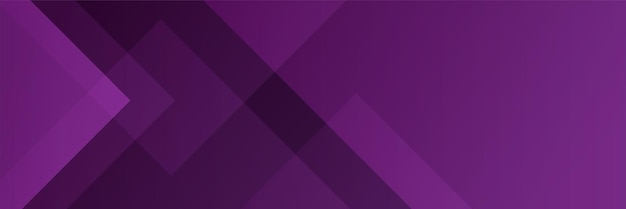 Modern abstract purple banner background