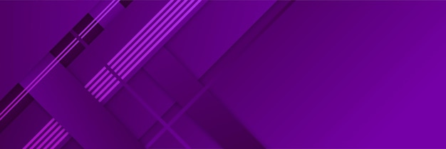 Premium Vector | Modern abstract purple banner background