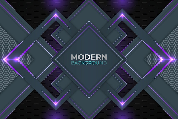 Vector modern abstract purple and dark background