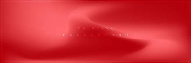 Modern abstract red gradient banner background design