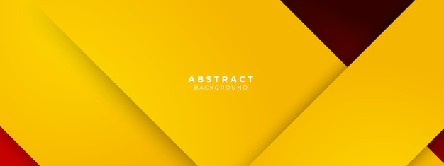 Modern abstract red and yellow element design background