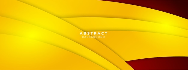 Modern abstract red and yellow element design background