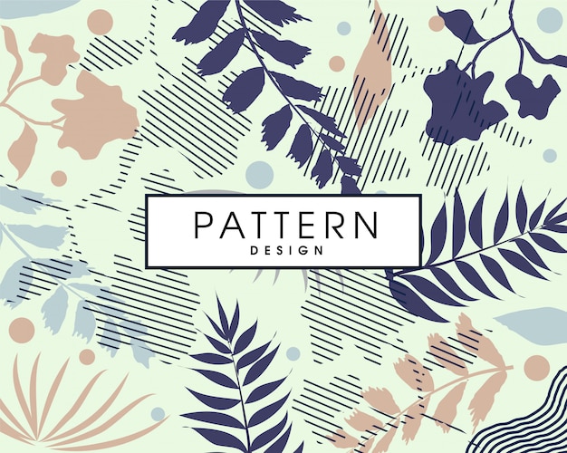 Modern abstract seamless pattern design