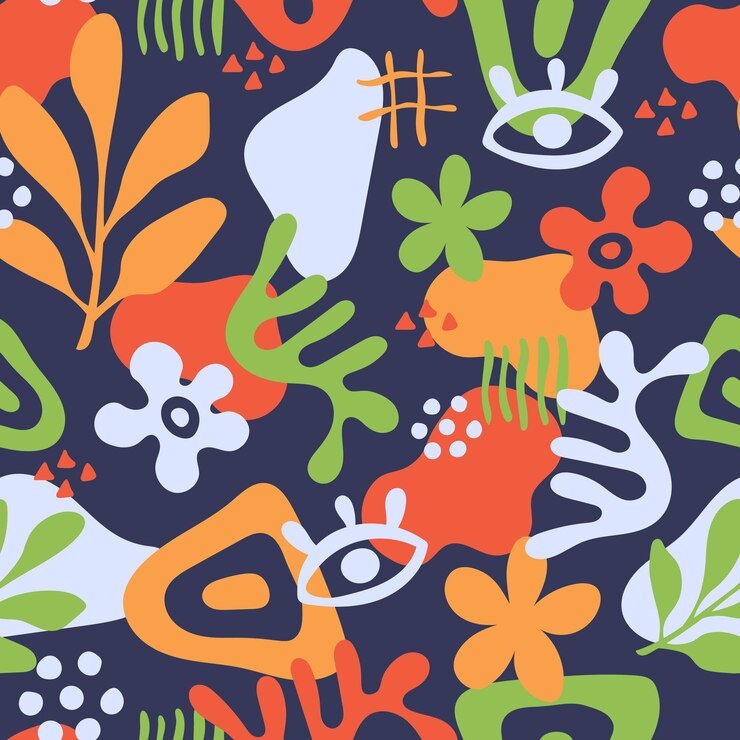 Modern abstract Seamless Pattern