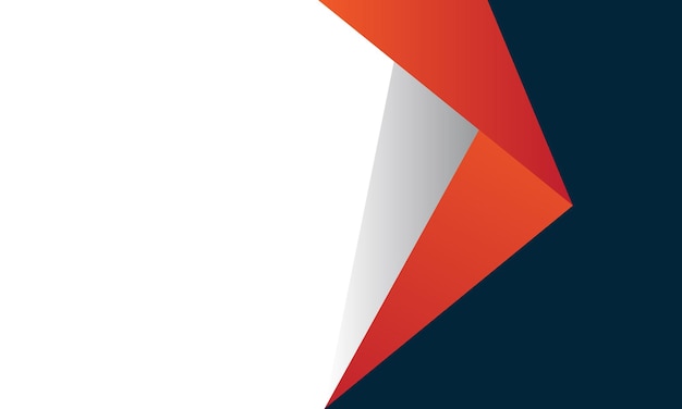 Modern abstract shape dark blue orange gradation background for business presentation