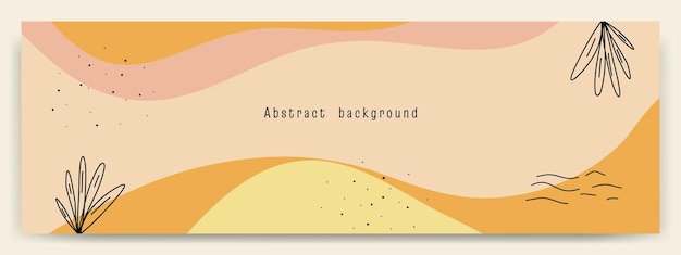 Modern abstract vector backgroundsminimal trendy style various shapes set up design templates