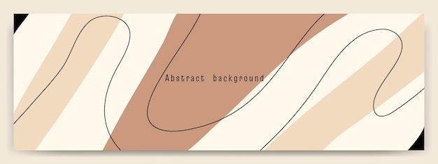 Modern abstract vector backgroundsminimal trendy style various shapes set up design templates