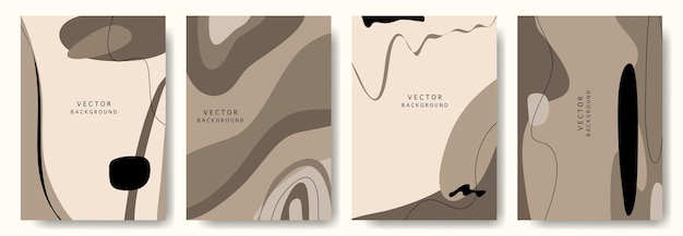 Modern abstract vector backgroundsminimal trendy style