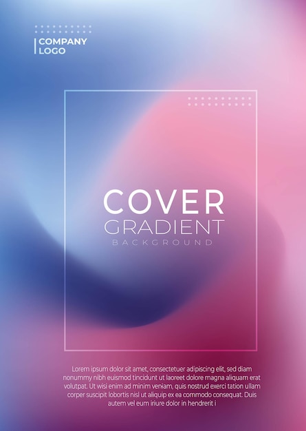 Modern Abstract Vector Covers Templates for Dynamic Gradient Backgrounds