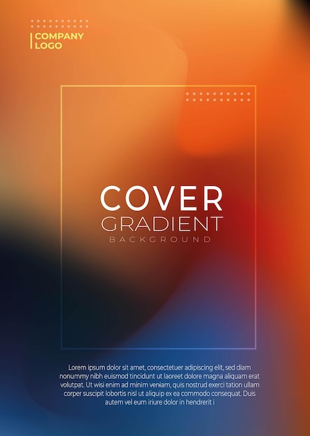 Vector modern abstract vector covers templates for dynamic gradient backgrounds