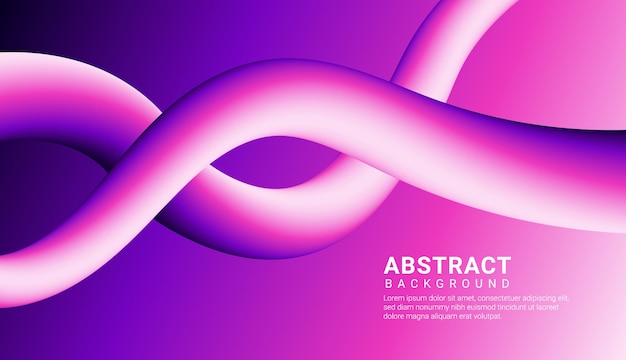 Modern abstract vloeibaar kleur 3d effect bannerontwerp als achtergrond