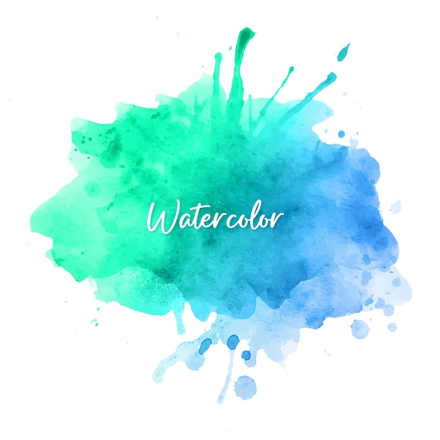 Vector modern abstract watercolor