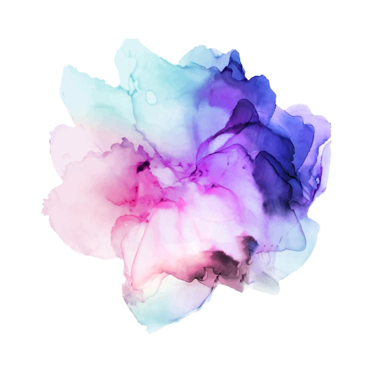 Vector modern abstract watercolor