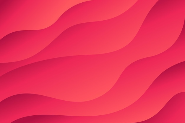Modern abstract wave background red