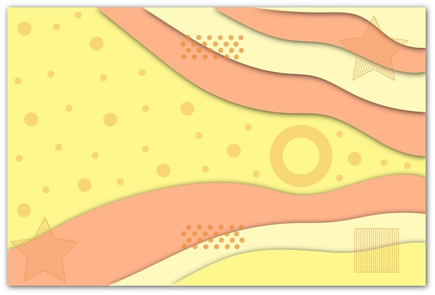 современная абстрактная волна бумаги вырезать фон