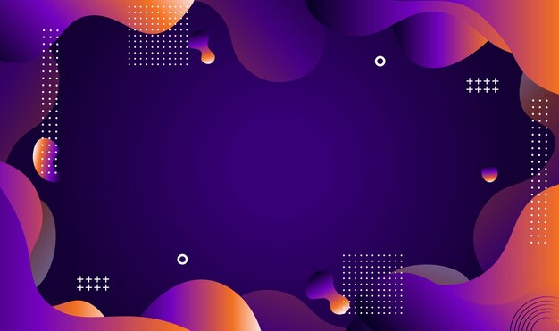 Modern abstract wavy background