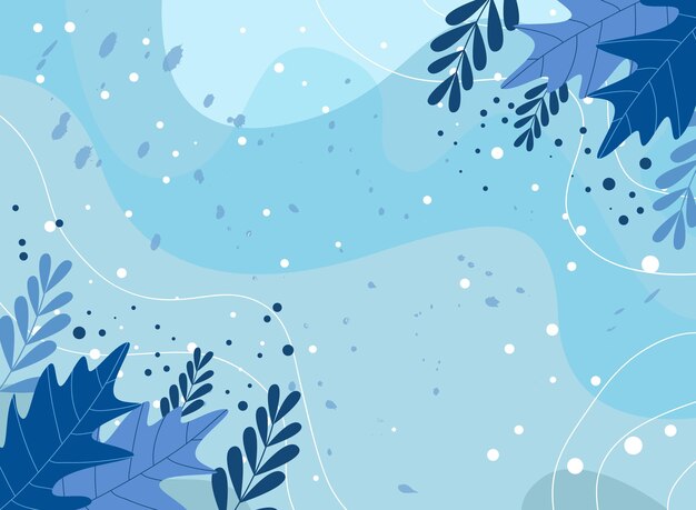 Vector modern abstract winter background suitable for winter wedding and merry christmas card