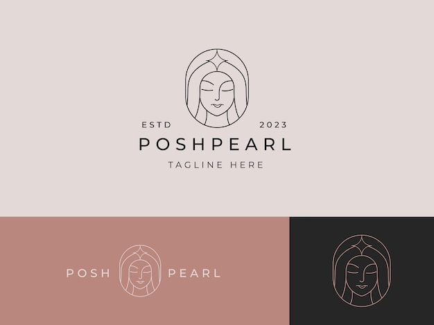 Modern Aesthetic Logo Template for SPA and Cosmetic Business