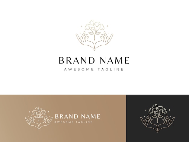 Modern Aesthetic Logo Template for SPA and Cosmetic Business