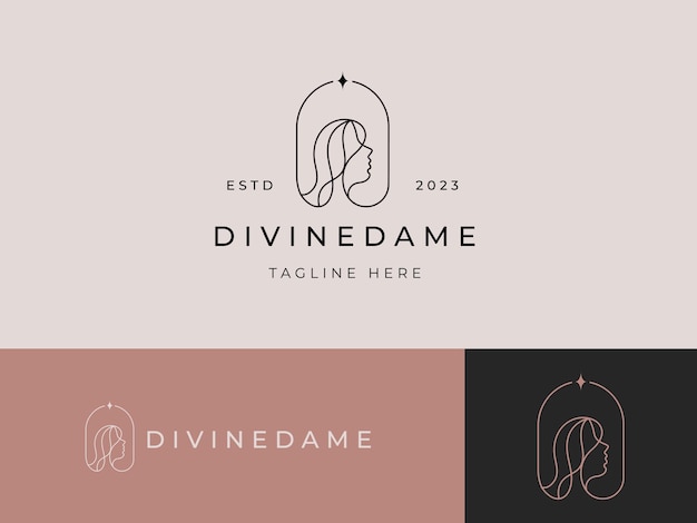 Modern Aesthetic Logo Template for SPA and Cosmetic Business