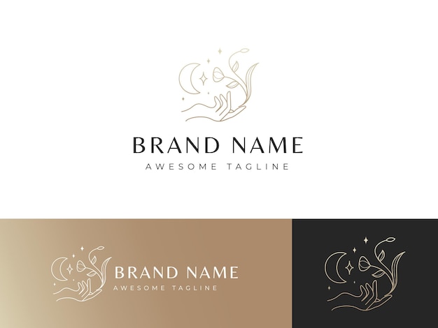 Modern Aesthetic Logo Template for SPA and Cosmetic Business