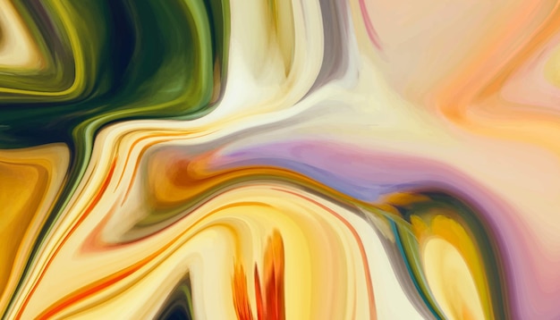 벡터 현대적이고 세련된 추상 다채로운 액체 대리석 페인트 배경