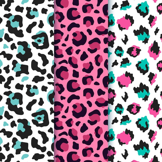 Modern animal print pattern collection