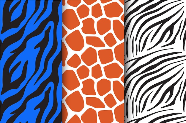 Modern animal print pattern pack