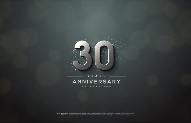 Design moderno dell'emblema dell'anniversario