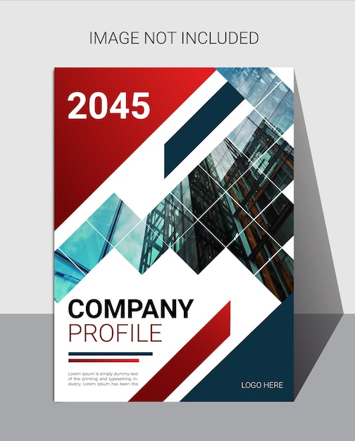 Vector modern annual report corporate business book cover design