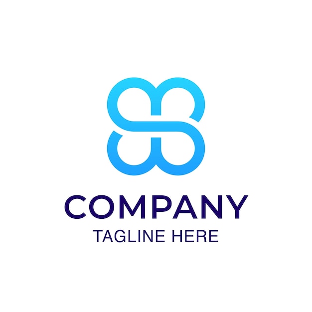 Modern App Logo Template for Company Web