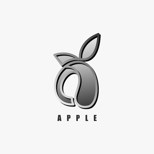 Modern apple-logo