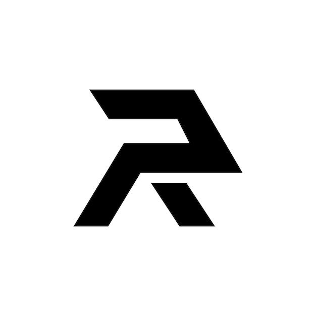 Modern AR letter initiële logo