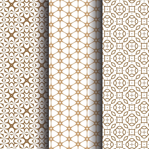 Modern arabesque pattern colorful texture background vector