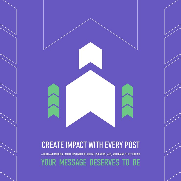 Vector modern arrow templates in multiple colors for product ads and social media design