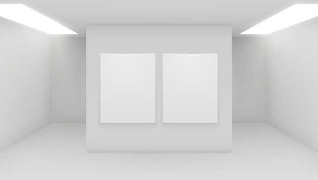 modern art gallery interior