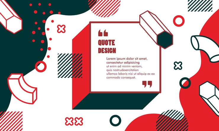 Vector modern art graphic dynamic frame stylish geometric background design element for social media