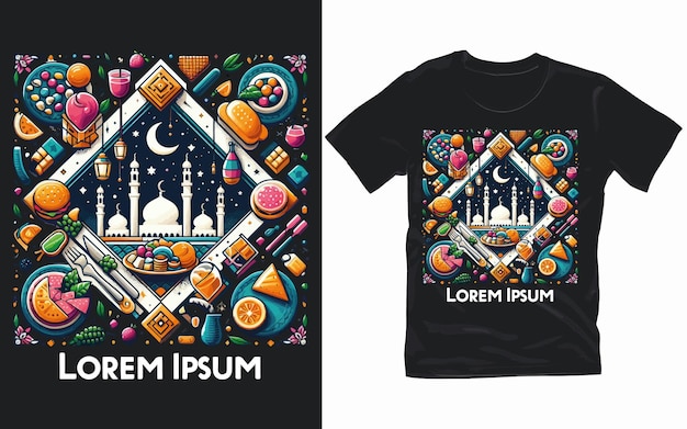 Modern Artistic Ramadan T Shirt Design for a Distinctive Identity