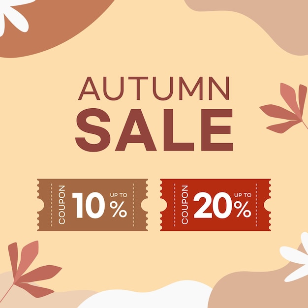 Modern Autumn Sale Title Cover