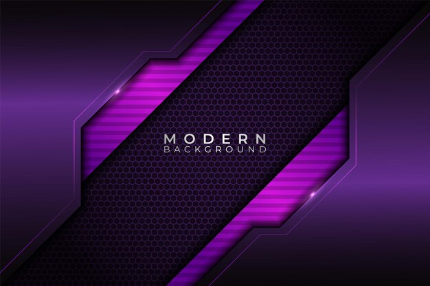 Modern background abstract elegant diagonal metallic purple with glowing effect