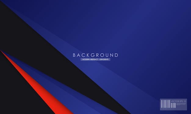 Modern background black dop red and blue color