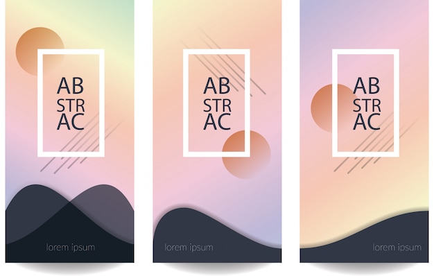 Vector modern background concept