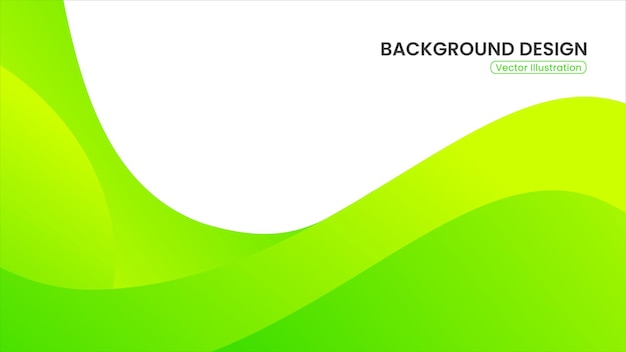 Modern background design with gradient green tones