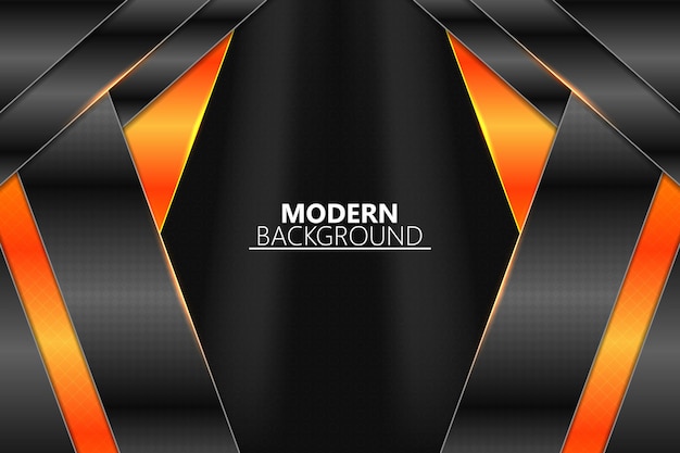 Modern background diagonal overlapped layer shape with orange gradient