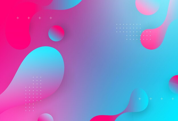 modern background fluid pink and blue gradation abstract