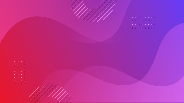 Modern background geometric red and purple gradation wave combination abstract eps 10