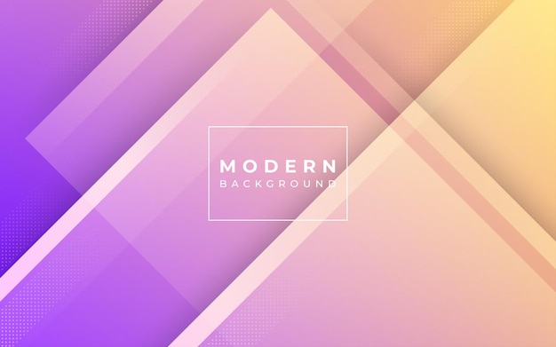 Modern background minimalist purple and orange gradation abstract elegant